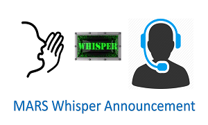 Mars Whisper Announcement 
